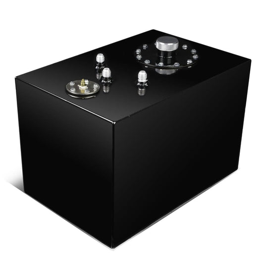 12 Gallon Aluminum Fuel Cell Gas Tank with Level Sender - Black