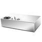 17 Gallon Aluminum Fuel Cell Gas Tank with Level Sender - Polished