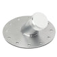 Fuel Cell Filler Neck Steel with Aluminum Cap 45 Degree Silver