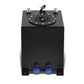 2.5 Gallon Aluminum Fuel Cell Gas Tank with Level Sender - Black