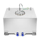 10 Gallon Aluminum Fuel Cell Gas Tank with Level Sender - Polished