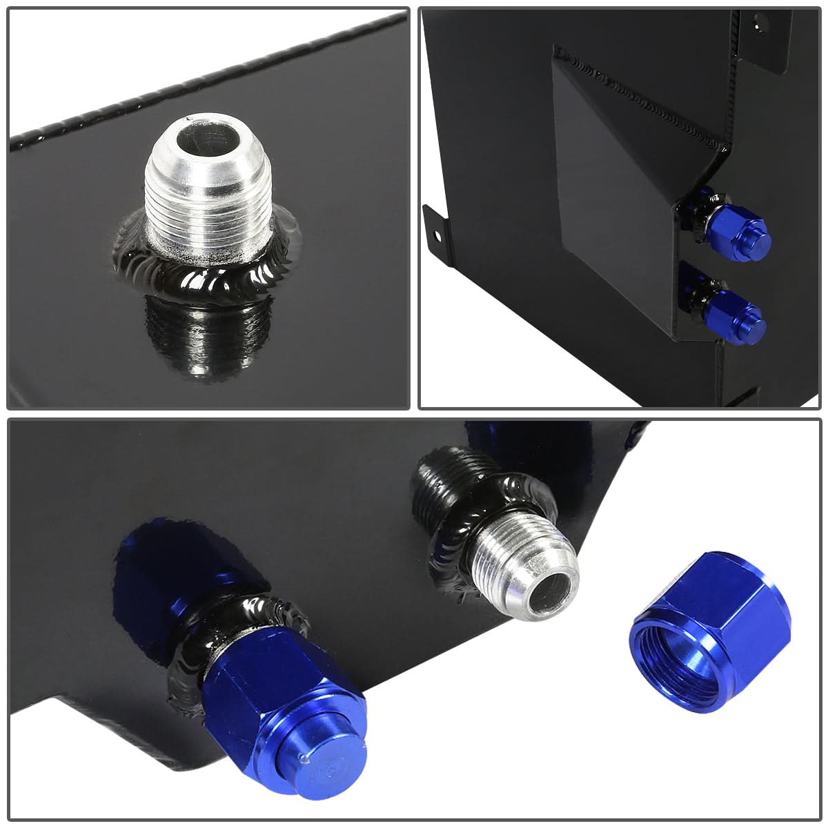 20 Gallon Aluminum Fuel Cell Gas Tank with Level Sender - Polished