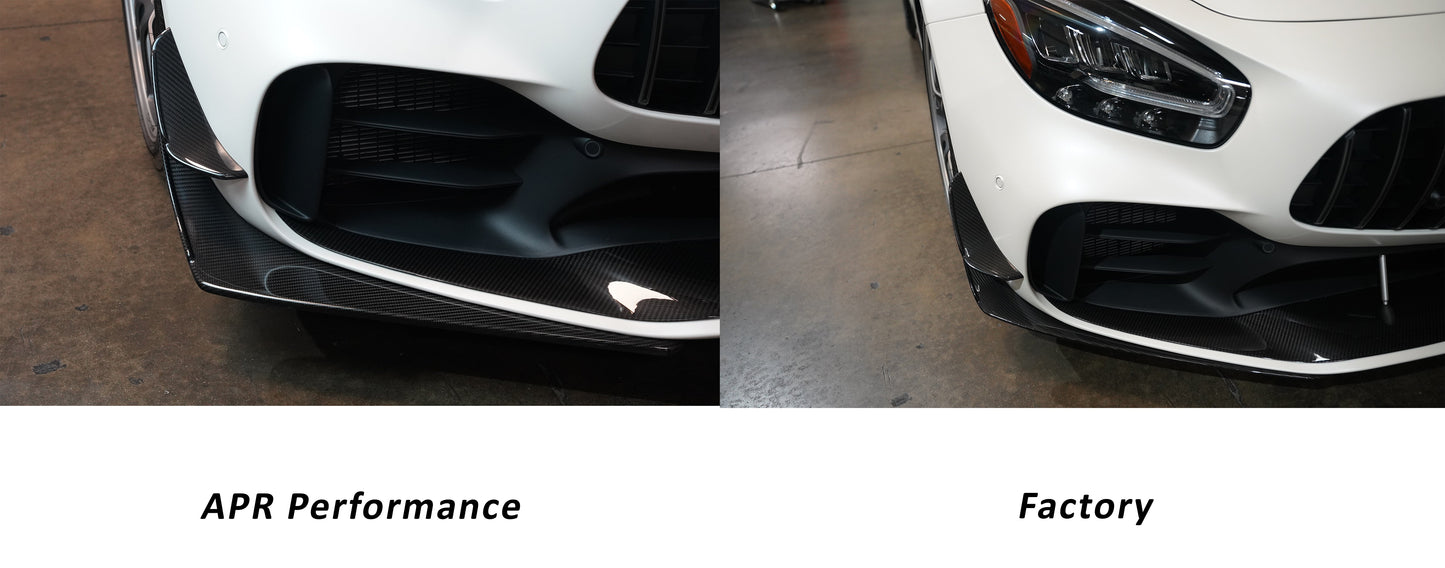 Mercedes-Benz AMG GTR Pro Carbon Fiber Front Bumper Canards 2020