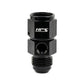 HPS Performance Products AN Male to Female Fuel Pressure Gauge Adapter with 1/8" NPT Female Port, Aluminum, Black