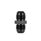 HPS Performance Products AN Male to Male Union Adapter, Aluminum, Black