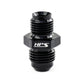 HPS Performance Products AN Male to Inverted Flare Male Power Steering Adapter, Aluminum, Black