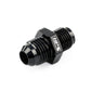 HPS Performance Products AN Male to Inverted Flare Male Power Steering Adapter, Aluminum, Black