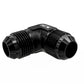 HPS Performance Products AN Male to Male Union Adapter, Aluminum, Black