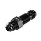 HPS Performance Products AN Male to Male Bulkhead Adapter, Aluminum, Black
