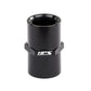 HPS Performance Products Straight NPT Female To NPT Female Coupler Adapter, Aluminum, Black
