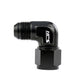 HPS Performance Products AN Male to Female Swivel Adapter, Aluminum, Black