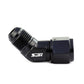 HPS Performance Products AN Male to Female Swivel Adapter, Aluminum, Black