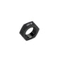 HPS Performance Products AN Female Bulkhead Fitting Jam Nut, Aluminum, Black