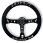 Anti-Stock Suede Steering Wheel + Short Hub Adapter for 83-04 Ford Mustang / 89-92 Ford Ranger