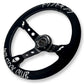 Anti-Stock Suede Steering Wheel + Short Hub Adapter for 83-04 Ford Mustang / 89-92 Ford Ranger