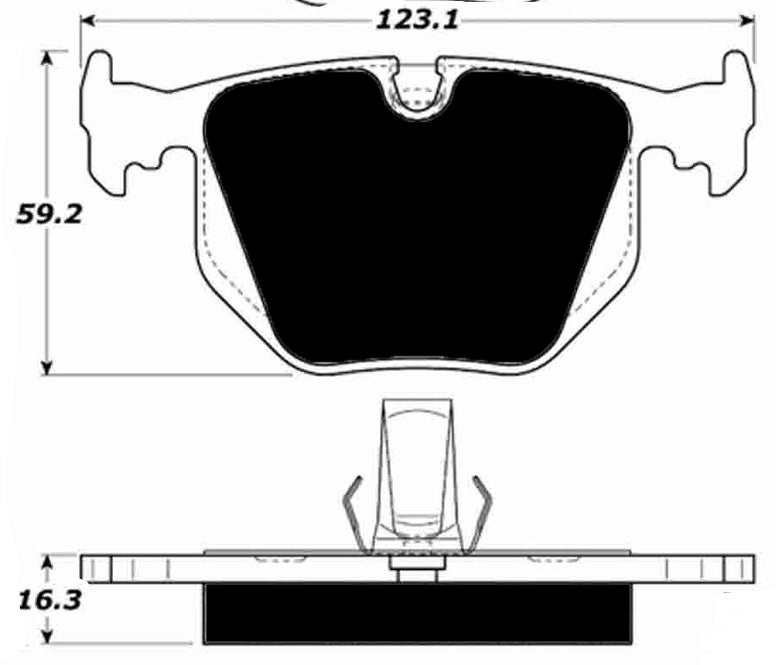 Porterfield Brake Pads for 1994 BMW 850CSi