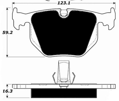 Porterfield Brake Pads for 1996 BMW 750 Series