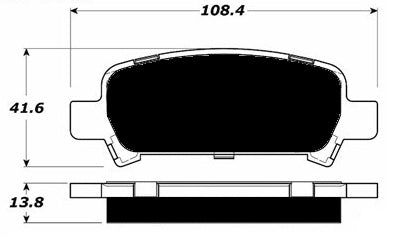 Porterfield Brake Pads for 2000 SUBARU OUTBACK