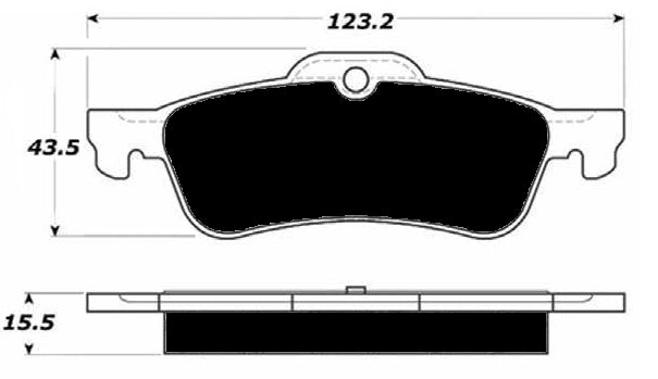 Porterfield Brake Pads for 2008 MINI Convertible w/JCW