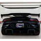 AP Style Dry Carbon Fiber Rear Wing with Base Panel for Lamborghini Huracan LP580 LP610 EVO