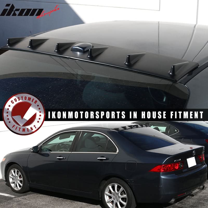 2004-2008 Acura TSX V Unpainted Generator Roof Spoiler Shark Fin PP