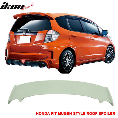 2009-2013 Honda Fit GE8 USDM Mugen Unpainted Roof Spoiler Wing ABS