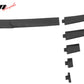 Universal Fitment Gloss Black Adjustable Rear Top Roof Spoiler Lip ABS