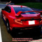 2022-2025 Subaru WRX D2 Style Matte Black Rear Roof Spoiler ABS