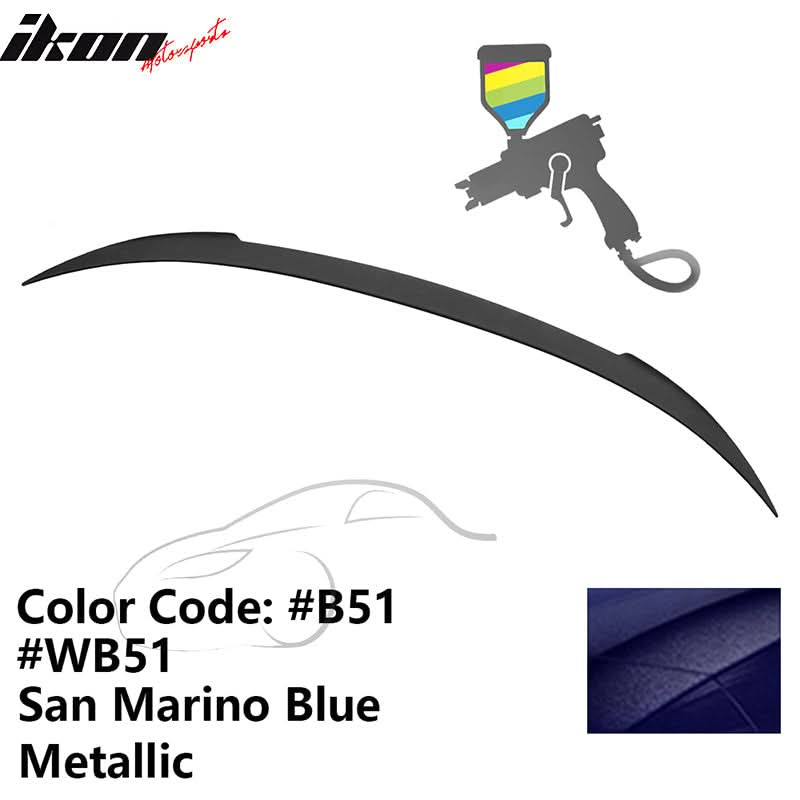 2012-2019 BMW F13 M6 Coupe V Style Rear Spoiler ABS