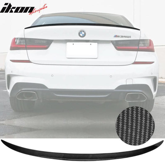 2019-2025 BMW 3 Series G20 M Style Rear Spoiler Wing Carbon Fiber