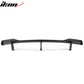 Universal Fitment 3 Post Unpainted Black Rear Spoiler Wing ABS