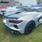 2020-2025 Chevy Corvette Z51 Low Profile Trunk Rear Spoiler ABS