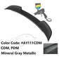 2015-2023 Dodge Charger Rear Spoiler SRT Style Painted Spoiler Lip ABS