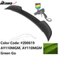 2015-2023 Dodge Charger Rear Spoiler SRT Style Painted Spoiler Lip ABS
