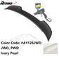 2015-2023 Dodge Charger Rear Spoiler SRT Style Painted Spoiler Lip ABS