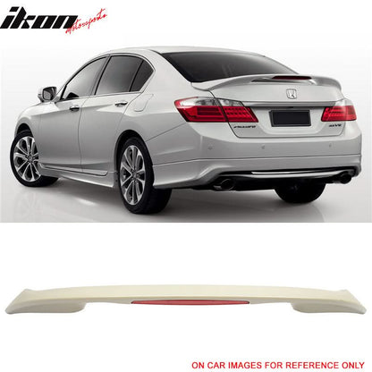 2013-2016 Honda Accord MD Style Unpainted Rear Spoiler Wing ABS
