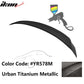 2018-2022 Honda Accord OE Style Painted Rear Trunk Spoiler ABS