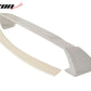2012-2015 Honda Civic 9th RR Style Unpainted Beige Trunk Spoiler ABS