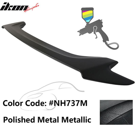 2016-2020 Honda Civic OE Polished Metal Metallic Trunk Spoiler ABS