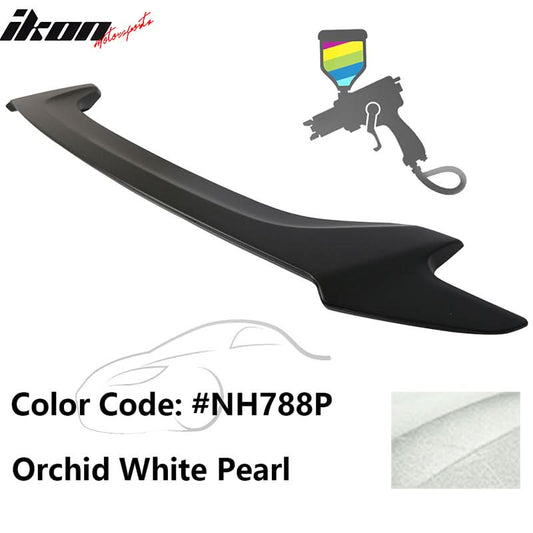2016-2020 Honda Civic OE #NH788P Orchid White Pearl Trunk Spoiler ABS
