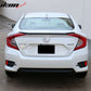 2016-2021 Honda Civic X 10th Sedan Flush Mount Rear Trunk Spoiler
