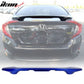 2016-2021 Honda Civic X Sedan Trunk Spoiler with LED Brake Light ABS