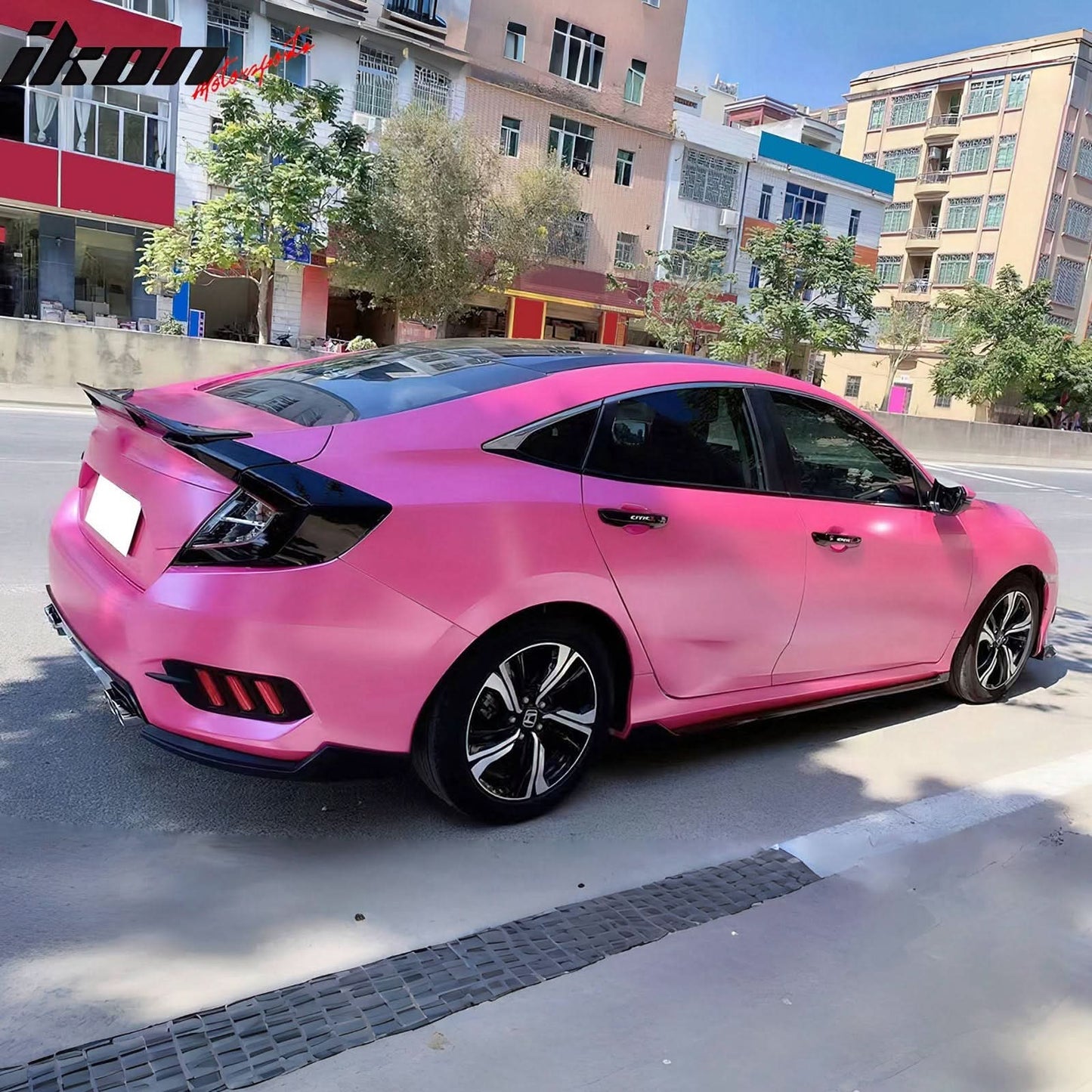 2016-2021 Honda Civic Sedan R Style Trunk Spoiler ABS