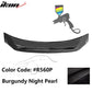 2016-2021 Honda Civic Sedan R Style Trunk Spoiler ABS