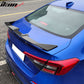 2022-2025 Honda Civic 4DR Matte Black Seagull Rear Spoiler Wing ABS