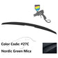 2004-2009 Mazda 3 Sedan Flush Mount  Painted Trunk Spoiler ABS