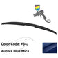 2004-2009 Mazda 3 Sedan Flush Mount  Painted Trunk Spoiler ABS