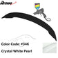 2010-2013 Mazda 3 Sedan OE Style Unpainted Rear Spoiler Wing ABS