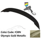 2010-2013 Mazda 3 Sedan OE Style Unpainted Rear Spoiler Wing ABS