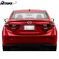 Matte Fits 14-18 Mazda 3 Mazda3 Sedan Flush Factory Trunk Spoiler